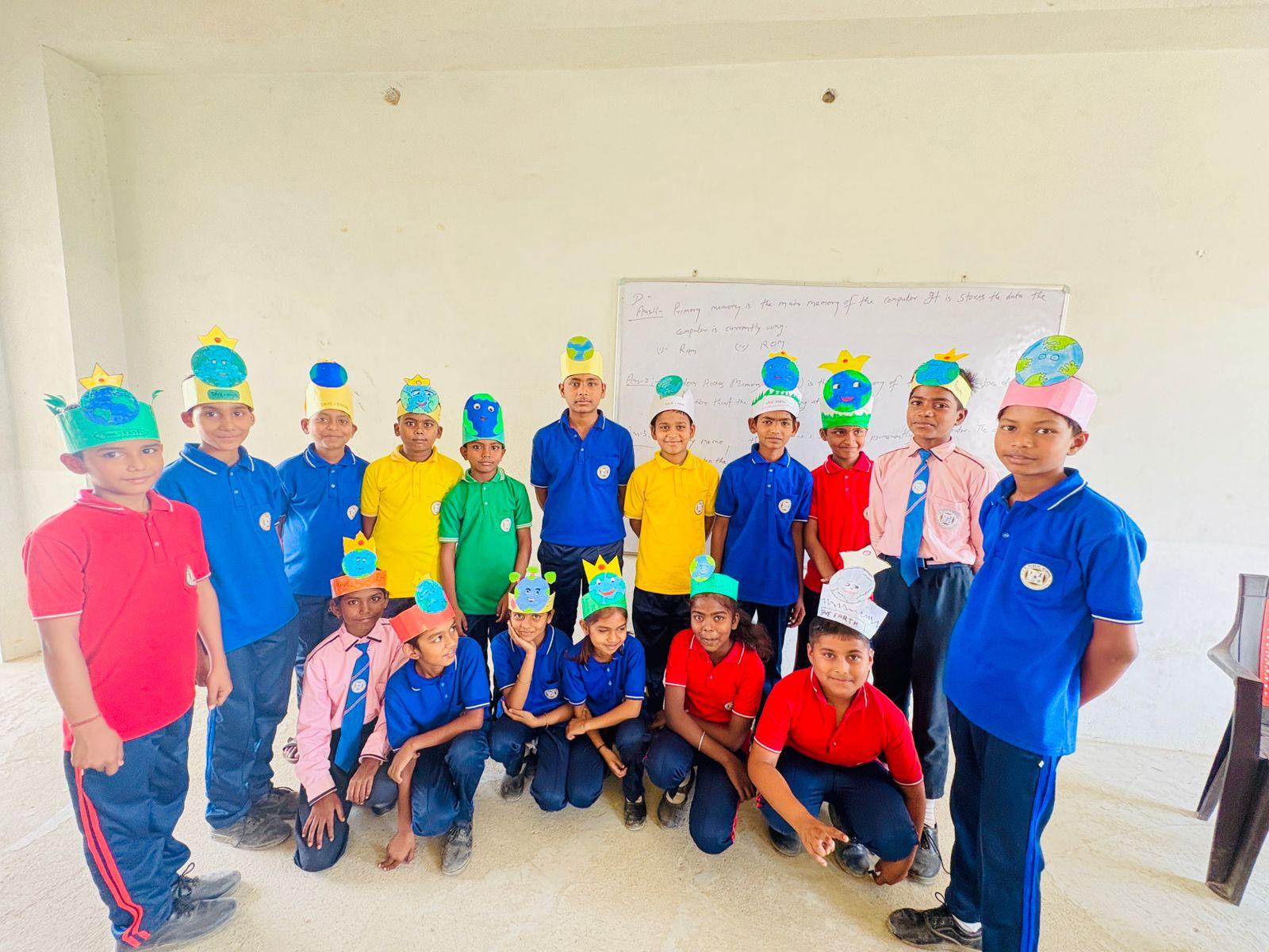 Students in a classroom activity